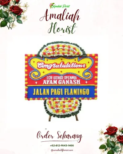 Bunga Papan Congratulation di Mangga Dua Utara